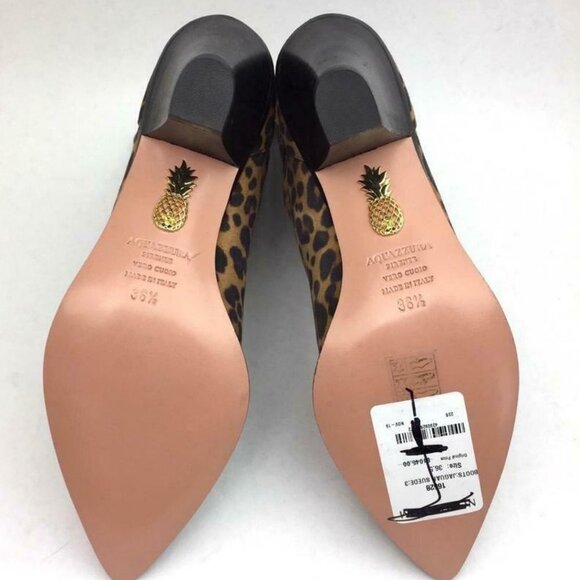 AQUAZZURA Saint Honore Jaguar Suede Bootie… - Picture 12 of 13